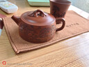 藏壺天下宜興紫砂壺純手工國工朱倩冰刻如意井欄原礦大紅袍家用茶具泡茶壺 如意井欄 200ml 曬單實(shí)拍圖
