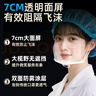 奧克云透明口罩餐飲專(zhuān)用防飛沫口水食品級材質(zhì)塑料廚房廚師餐廳食堂透氣 曬單實(shí)拍圖