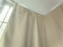 silence專(zhuān)業(yè)吸隔音窗簾100%超強全遮光布料加厚冬季天鵝絨擋風(fēng)防寒保溫暖 米色（雙面天鵝絨） 1.45寬*1.8高一片布帶掛鉤 米 曬單實(shí)拍圖