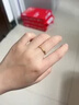 深圳水貝黃金碎碎冰戒指環(huán)999足金包銀古法素圈情侶款送女友禮物 碎碎金戒指0.26克 11號 曬單實(shí)拍圖