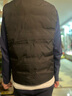 恒源祥男士V領(lǐng)90白鴨絨羽絨背心馬甲男2025新款秋冬保暖貼身坎肩防寒服 8612款黑色 L 175 推薦120-140斤 曬單實(shí)拍圖