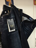 雅濤【高棉天絲】舒適簡(jiǎn)潔時(shí)尚耐磨耐穿騎士馬標中青年修身牛仔褲 藍色 33 曬單實(shí)拍圖
