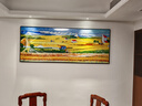 梵高豐收世界名畫(huà)客廳裝飾畫(huà)橫版麥田油畫(huà)沙發(fā)背景墻壁畫(huà)輕奢掛畫(huà) 豐收 180*70cm有機玻璃+鋁合金邊框 曬單實(shí)拍圖