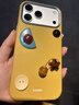 素洛適用蘋(píng)果17promax手機殼秋冬黃色立體星星紐扣iPhone16pro韓系簡(jiǎn)約時(shí)尚15高級感輕奢個(gè)性14保護套 黃色皮紋星星吊墜 iPhone 17 Pro Max 曬單實(shí)拍圖