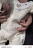 愛(ài)寶適嬰兒連體衣秋冬加厚哈衣睡衣寶寶外出爬服衣服帽子套裝T249 66碼 曬單實(shí)拍圖
