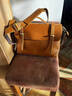 ROADMAKER高端英倫復古手工瘋馬皮手提包斜挎頭層牛皮電腦包男真皮公文包 復古棕 瘋馬皮 小號 曬單實(shí)拍圖