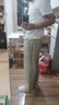 Homlean休閑褲男純棉直筒加絨保暖冬季寬松闊腿褲子男潮流HZ27JR卡其2XL 曬單實(shí)拍圖