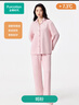全棉時(shí)代【商場(chǎng)同款】睡衣【軟糯雙面絨吸濕發(fā)熱抗靜電】男女士家居服套裝 曬單實(shí)拍圖