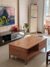 源氏木語(yǔ)實(shí)木茶幾小戶(hù)型客廳北歐茶臺橡木現代簡(jiǎn)約原木茶桌 原木色1.35茶幾(1350*650*450mm) 整裝 曬單實(shí)拍圖
