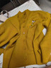 恒源祥姜黃色小馬高領(lǐng)毛衣開(kāi)衫外套女2025秋冬新款寬松高級感慵懶風(fēng)上衣 姜黃色 XL 建議  100-110 曬單實(shí)拍圖