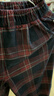 齊齊熊（ciciibear）[420G]齊齊熊男童褲子加絨加厚冬款寶寶格子褲兒童保暖褲冬季長(cháng)褲 紅藍格 140 曬單實(shí)拍圖