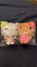 三麗鷗（SANRIO）好朋友系列 豹紋貼貼HelloKitty掛件 毛絨玩具生日禮物送女友 曬單實(shí)拍圖