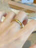 世紀緣汪汪日常黃金戒指5D無(wú)氰足金琺瑯可愛(ài)百搭指環(huán)新年禮物送女友 1.26g【10圈號】 曬單實(shí)拍圖