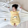 七樂(lè )豆嬰兒春季純棉a類(lèi)睡袋春秋睡袍小月齡女寶寶四季通用幼兒睡衣薄款 奶黃 73 曬單實(shí)拍圖