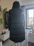 奧絲婕（Aosijie）高端品牌羽絨服女中長(cháng)款2025冬季新款寬松氣質(zhì)加厚白鵝絨連帽外套 黑色（黑金90白鵝絨系列） S 【88-105斤】 曬單實(shí)拍圖
