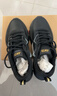 安踏男鞋革面防潑水跑步鞋男黑色輕便防滑休閑鞋運動(dòng)鞋旅游鞋子男 曬單實(shí)拍圖