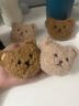 卡通毛絨小熊別針公仔玩偶胸針百搭可愛(ài)包包衣服徽章情侶配飾女潮 咖色1個(gè)裝棕色1個(gè)裝 曬單實(shí)拍圖