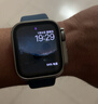 Apple/蘋(píng)果 Watch SE 智能手表GPS+蜂窩款44毫米銀色鋁金屬表殼丹寧色運動(dòng)型表帶M/L MXHY3CH/B 曬單實(shí)拍圖