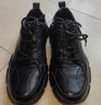 木林森品牌專(zhuān)賣(mài)男鞋真皮運動(dòng)皮鞋春秋新款潮鞋男士皮鞋休閑百搭牛皮 黑色 單鞋 41 曬單實(shí)拍圖