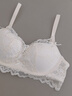 莫代爾蕾絲內衣女小胸聚攏顯大文胸性感純欲文胸女神節禮物無(wú)鋼圈文胸罩 曬單實(shí)拍圖