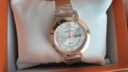 瑞士進(jìn)口全自動(dòng)機械手表女輕奢防水雙日歷夜光精鋼學(xué)生簡(jiǎn)約手表女 玫金白面女 曬單實(shí)拍圖