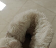 牧童兒童雪地靴冬季新款加絨加厚男童棉鞋小童百搭保暖大棉靴女寶 小鹿棕 28 鞋內長(cháng)17.6cm 曬單實(shí)拍圖