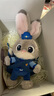 迪士尼（Disney）瘋狂動(dòng)物城朱迪斜挎包兔子玩偶包毛絨玩具娃娃女孩生日禮物女朋友 曬單實(shí)拍圖