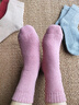 鴨鴨襪子女羊毛襪冬季10A級抗菌保暖防臭耐磨透氣秋冬中筒女襪 曬單實(shí)拍圖