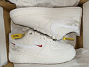 耐克NIKE男空軍一號AF1 AIR FORCE1馬年限定款 運動(dòng)鞋IQ1119-011白43 曬單實(shí)拍圖