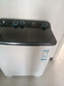 海爾（Haier）洗衣機半自動(dòng)雙缸10公斤雙桶大容量老式強勁去污噴淋漂洗操作簡(jiǎn)單洗脫分離以舊換新 【升級】10公斤半自動(dòng)+動(dòng)力強勁+噴淋漂洗 曬單實(shí)拍圖