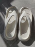 情侶人字拖時(shí)尚簡(jiǎn)約外穿運動(dòng)增高日常百搭防滑軟底踩屎感夾腳拖鞋 SRX423VCX白色 42-43 曬單實(shí)拍圖
