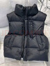 暖冬鴨鴨兒童羽絨服棉馬甲夾棉男童女童洋氣新款韓版時(shí)尚加厚外穿坎肩馬夾 黑色 童馬甲 150 曬單實(shí)拍圖