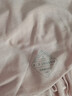 金三塔真絲睡衣女桑蠶絲木耳邊長(cháng)袖睡裙家居服深睡眠蠶絲睡衣情人節禮物 奶芙粉1357 XL 曬單實(shí)拍圖