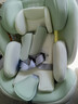 初嬰貝兒童安全座椅汽車(chē)用0-4-12歲嬰兒寶寶車(chē)載可坐可躺i-Size通風(fēng)加熱 悅享版青+通風(fēng)加熱+支撐腿+遮陽(yáng)棚+175°躺 曬單實(shí)拍圖