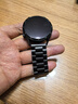 斯泰克適用華為手表Watch5/GT6/5/4/3/pro/保時(shí)捷/小米S4榮耀magic2/oppowatch4pro不銹精鋼三株替換表帶 曬單實(shí)拍圖
