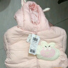 巴拉巴拉童裝兒童羽絨服男女童外套冬裝2025新款嬰兒衣服保暖加厚泡芙羽絨 粉色萌兔60334-白鴨絨 130 （充絨量124g 適合6-7歲） 曬單實(shí)拍圖