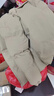 真維斯（Jeanswest）情侶款棉衣外套棉服男女同款冬季保暖面包服2025新款加厚百搭棉襖 卡其 純色 L 曬單實(shí)拍圖