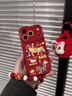 鯨咖適用iphone17promax手機殼新年蘋(píng)果17pro硅膠馬上暴富pro紅色喜慶pm可愛(ài)17馬年新款2026掛繩max套 【涂鴉馬+手鏈】硅膠軟殼 iPhone 17 Pro Max 曬單實(shí)拍圖