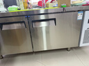 澳柯瑪（AUCMA）全銅管操作臺冰柜冷藏工作臺全銅管水吧臺商用冰箱臥式冷凍柜 廚房操作臺奶茶酒店后廚餐廳食堂臥 【1.8米長(cháng)】冷凍 全銅管 HF-18H8T 曬單實(shí)拍圖