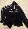 卡帕（Kappa）背靠背運動(dòng)外套男女秋季新品美式澤西風(fēng)高街休閑上衣K0F52WK02D 【復古運動(dòng) | 意大利盾牌標】深邃黑 L 曬單實(shí)拍圖