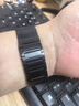 競技者適于華為手表watch4/Pro表帶watch3pro/GT5/GT4/GT3/GT6磁吸鈦金屬不銹鋼手表帶男款高級46/48 【升級】曜石黑-工字密網(wǎng)-掉色包賠22mm 曬單實(shí)拍圖