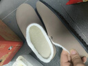 AILUKI日本勃肯棉拖鞋男潮冬季新款厚底百搭防滑耐磨保暖大碼男士懶人一 沙色【高級版】 42-43 曬單實(shí)拍圖