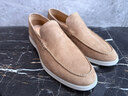百麗一腳蹬商務(wù)樂(lè )福鞋男2026新春商場(chǎng)款羊皮革時(shí)尚懶人鞋H9001AM6 卡其色 40 曬單實(shí)拍圖
