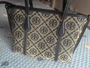 湯麗柏琦（Tory Burch）TB女包新款小號老花托特包單肩斜挎包 經(jīng)典百搭手提包新年禮物 海軍藍178177 405 曬單實(shí)拍圖
