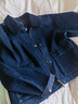 優(yōu)衣庫女裝休閑短茄克/巴恩風(fēng)外套夾克483807 484664 484664/69 藏青色(牛仔色) S 曬單實(shí)拍圖