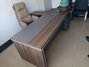 森菲亞老板辦公桌領(lǐng)導大班臺經(jīng)理主管桌椅辦公室單人大板桌 2.0米老板桌 曬單實(shí)拍圖