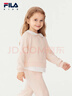 FILA斐樂(lè )兒童童裝衛衣2025年秋女童小童寬松休閑娃娃領(lǐng)套頭衫 曬單實(shí)拍圖