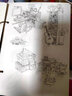 加厚a4素描本a5速寫(xiě)本32k手繪馬克筆專(zhuān)用繪畫(huà)本學(xué)生空白頁(yè)兒童16k便攜活頁(yè)可拆卸隨身畫(huà)畫(huà)素描紙本 3本【A4+A5+32K/共225張】 曬單實(shí)拍圖