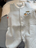 班杰威爾嬰兒衣服秋冬季夾棉連體衣寶寶保暖哈衣爬服 保暖藍色2件裝 73碼 曬單實(shí)拍圖