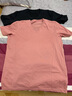 優(yōu)衣庫男裝女裝快干V領(lǐng)T恤/短袖484845 12 桃紅色 L 曬單實(shí)拍圖